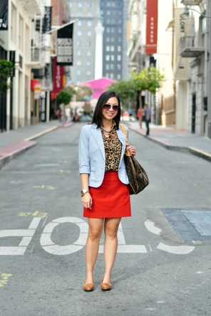 Leopard and Red