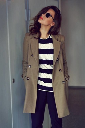 Classic Stripes + Trench