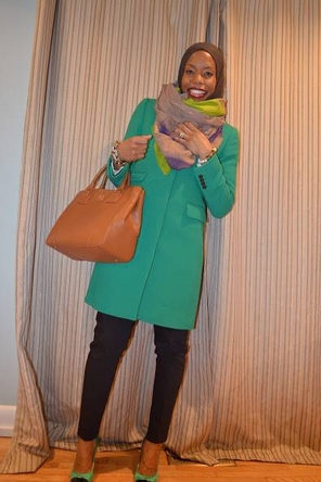 Winter Wear: All Bundle up in Shades of Green